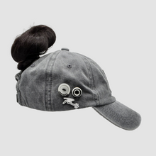 Load image into Gallery viewer, NBN Monogram Ponytail Dad Hat