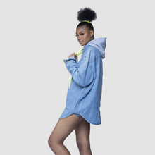 Load image into Gallery viewer, Custom Refix'd Denim Hoodie