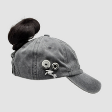 Load image into Gallery viewer, NBN Monogram Ponytail Dad Hat
