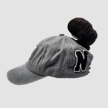 Load image into Gallery viewer, NBN Monogram Ponytail Dad Hat
